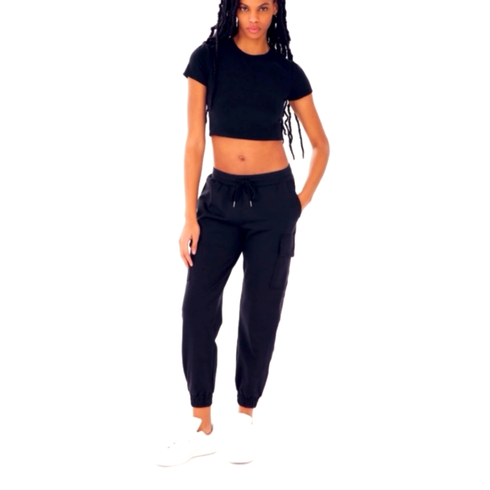 Splits59 Black Supplex Cargo Pants Size XS UEC